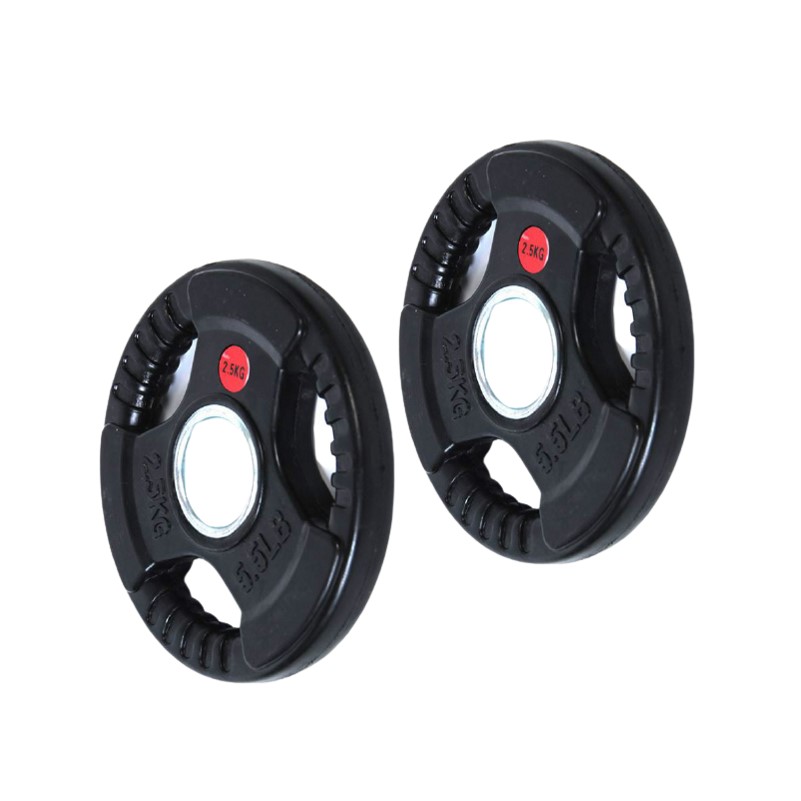 DB013 2.5KG OLYMPIC RUBBER PLATE BIG HOLE