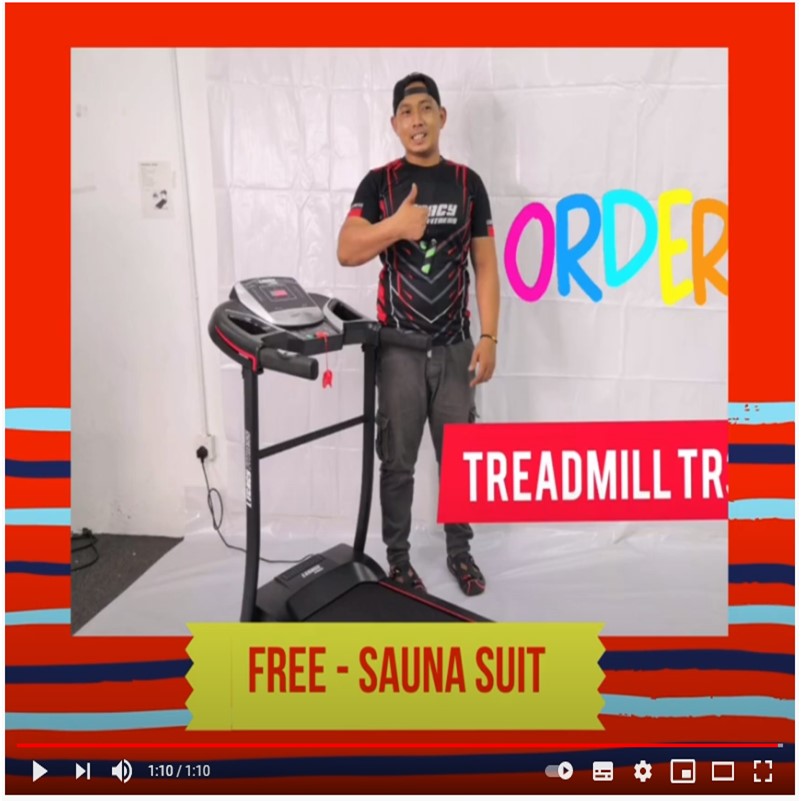 Treadmill TR300 free Sauna Suit for fitness